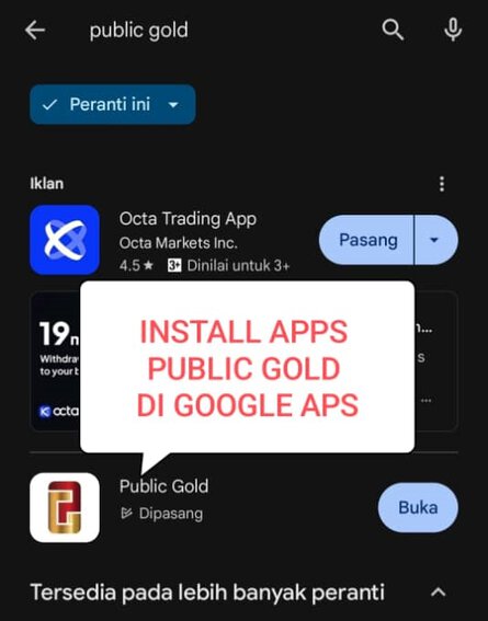 Aplikasi Public Gold Di Playstore