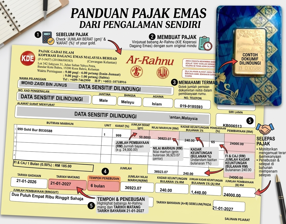 Panduan Pajak Emas Dari Pengalaman Sendiri