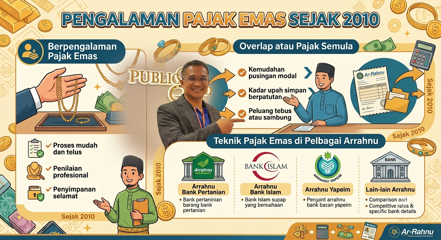 Pengalaman Pajak Emas Sejak 2010