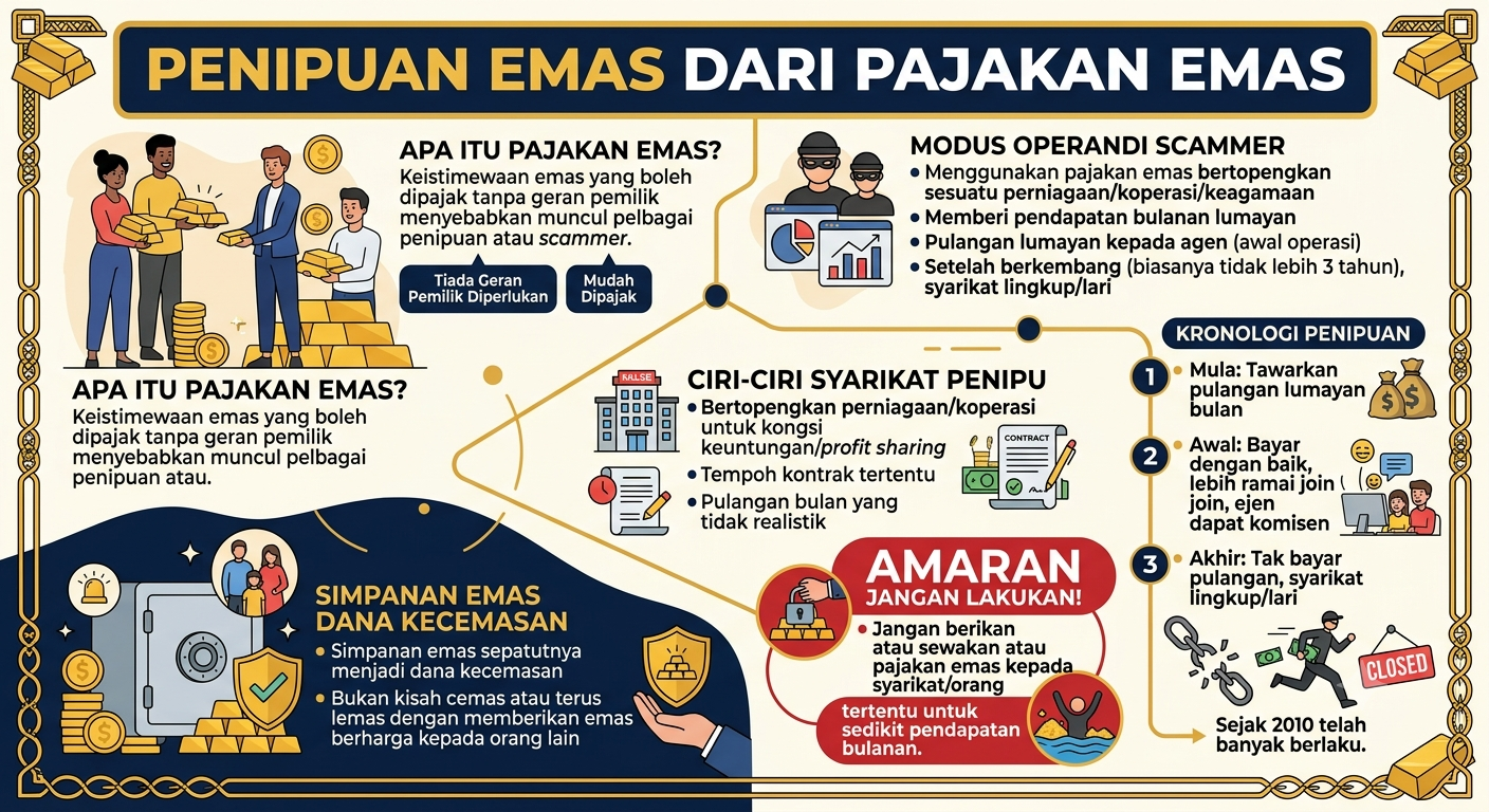 Scammer Dari Pajakan Emas